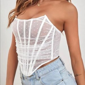 Donny Mesh Longline Bralette